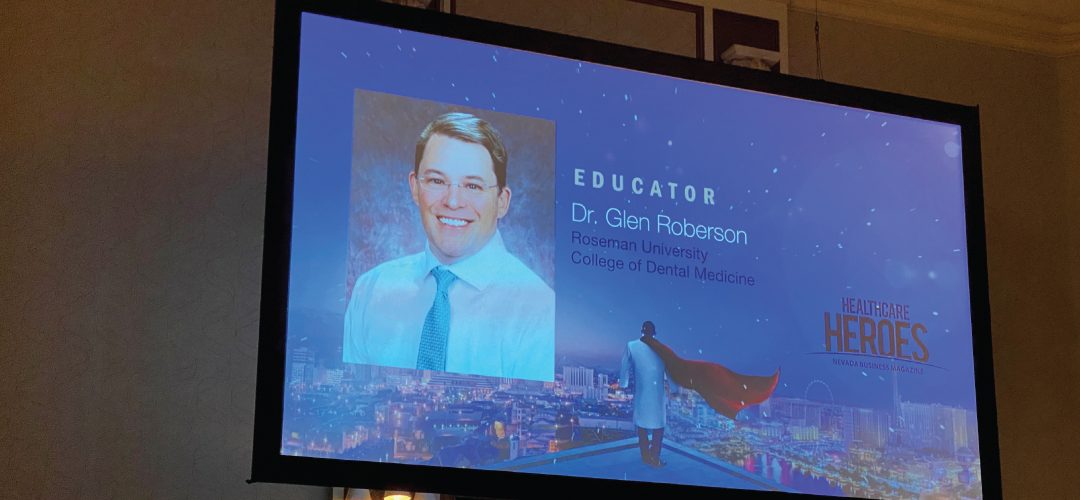 Congratulations Dr. Glen Roberson!