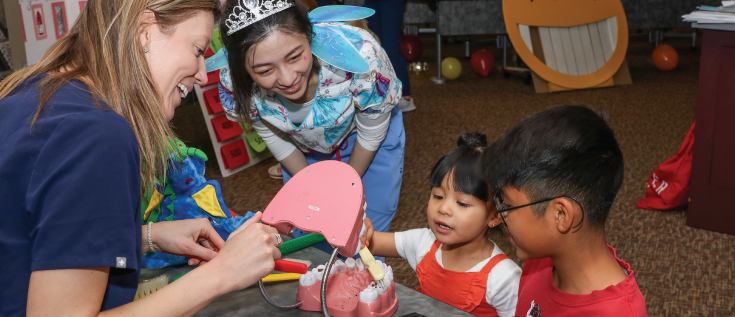 Roseman Dental at Roseman University provides free dental screenings and cleanings to children in Salt Lake County